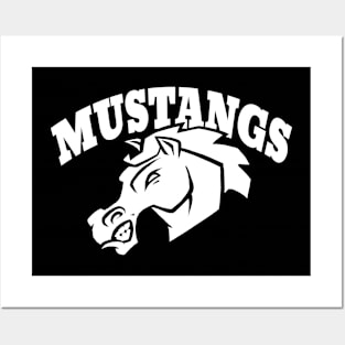 Mustangs Mascot Posters and Art